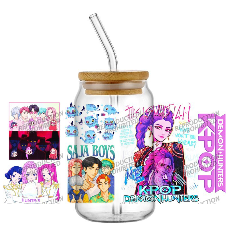 Saja Boys K-POP Team UV DTF be - Rdta Tank Glass recensie en prijs