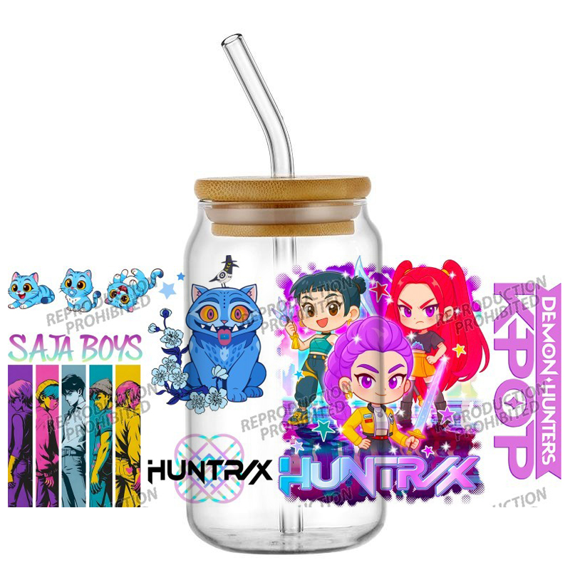 Saja Boys K-POP Team UV DTF be - Rdta Tank Glass recensie en prijs
